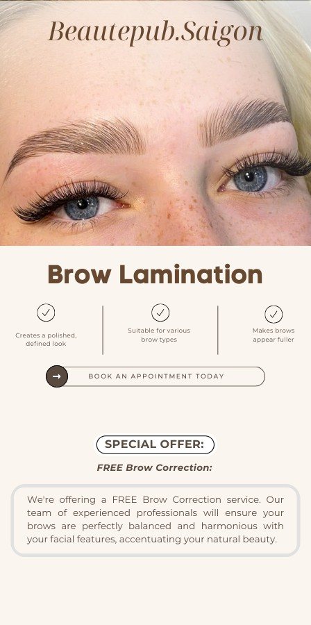 Brow lamination