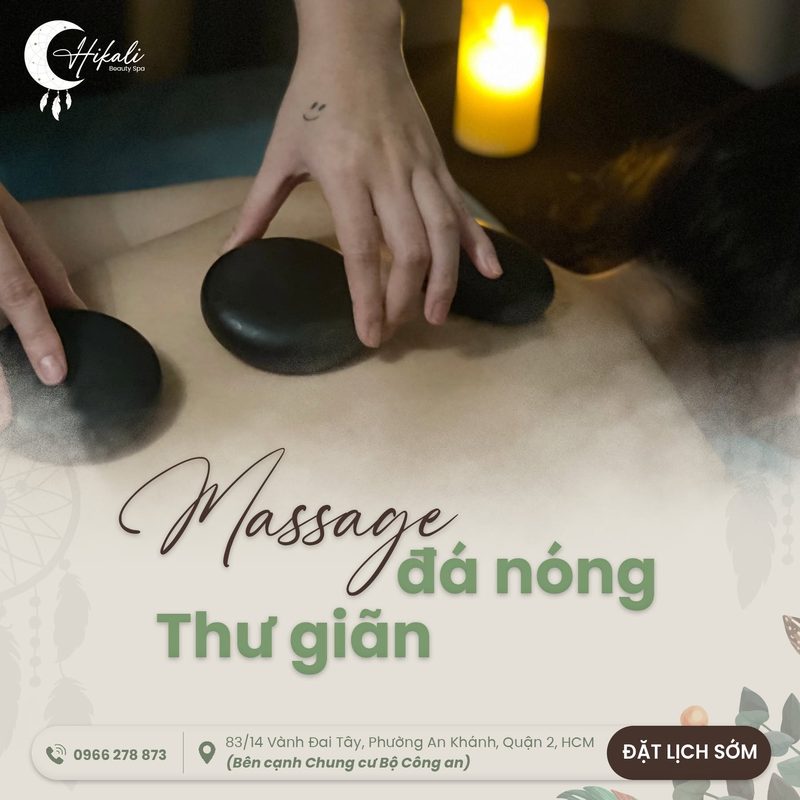 Massage đá nóng