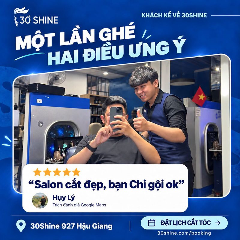 Khách kể về 30Shine
