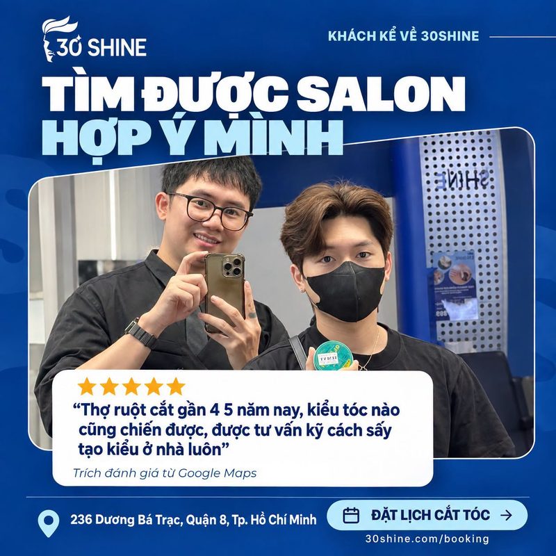 Khách kể về 30Shine