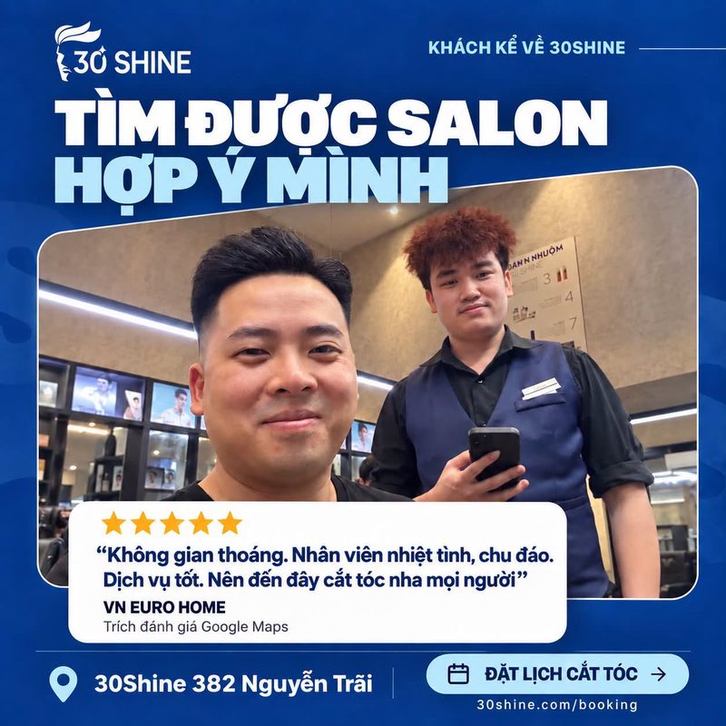 Khách kể về 30Shine